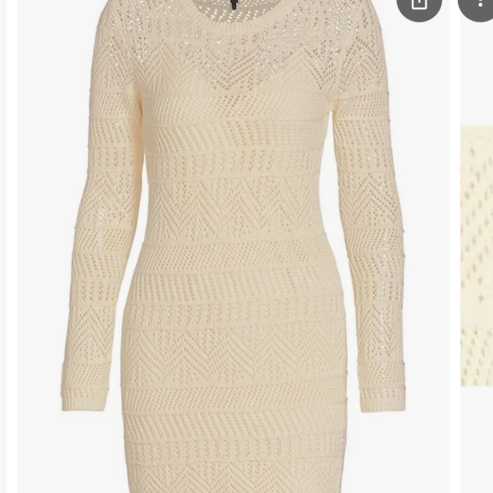 Elegant Cream Rag and Bone Knit Dress